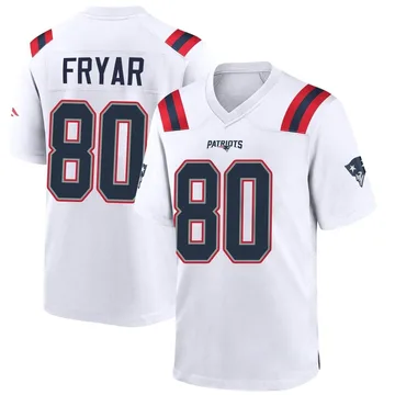 Youth New England Patriots Irving Fryar White Game Jersey By Nike