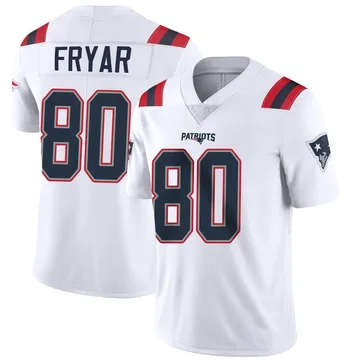 Youth New England Patriots Irving Fryar White Limited Vapor Untouchable Jersey By Nike