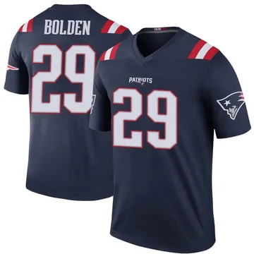 Youth New England Patriots Isaiah Bolden Navy Legend Color Rush Jersey By Nike