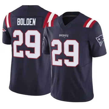 Youth New England Patriots Isaiah Bolden Navy Limited Vapor F.U.S.E. Jersey By Nike