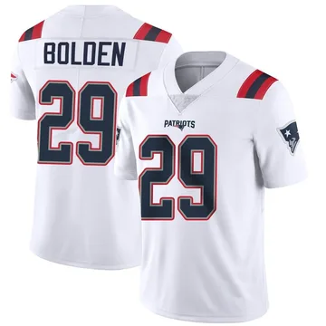 Youth New England Patriots Isaiah Bolden White Limited Vapor Untouchable Jersey By Nike