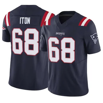 Youth New England Patriots Isaiah Iton Navy Limited Vapor F.U.S.E. Jersey By Nike