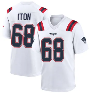 Youth New England Patriots Isaiah Iton White Game Jersey By Nike