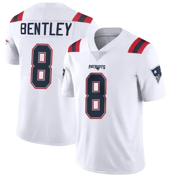 Youth New England Patriots Ja'Whaun Bentley White Limited Vapor Untouchable Jersey By Nike
