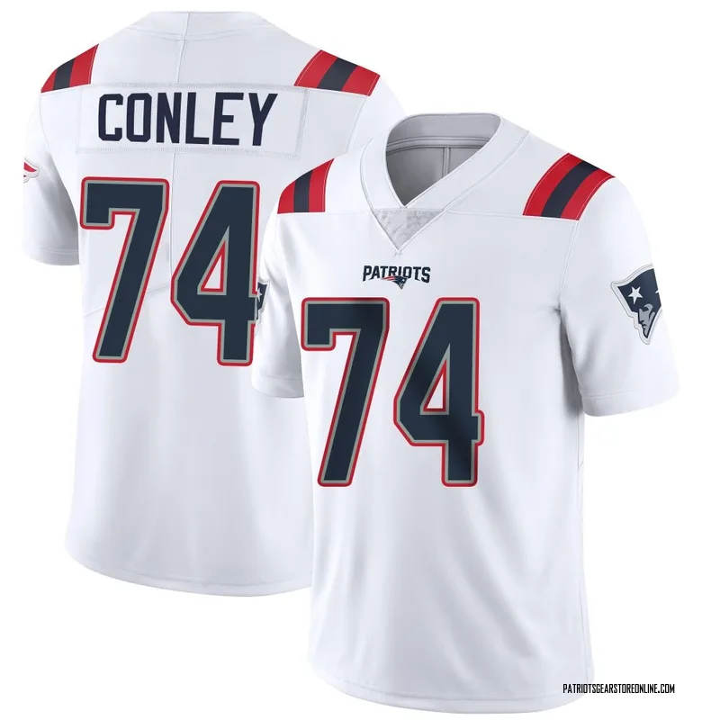 Youth New England Patriots Jack Conley White Limited Vapor Untouchable Jersey By Nike
