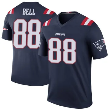 Youth New England Patriots Jaheim Bell Navy Legend Color Rush Jersey By Nike
