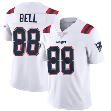 Youth New England Patriots Jaheim Bell White Limited Vapor Untouchable Jersey By Nike