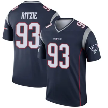 Youth New England Patriots Jahvaree Ritzie Navy Legend Jersey By Nike