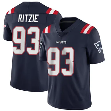 Youth New England Patriots Jahvaree Ritzie Navy Limited Team Color Vapor Untouchable Jersey By Nike