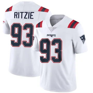 Youth New England Patriots Jahvaree Ritzie White Limited Vapor Untouchable Jersey By Nike