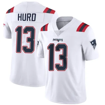 Youth New England Patriots Jalen Hurd White Limited Vapor Untouchable Jersey By Nike