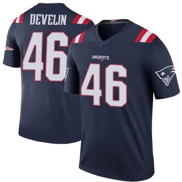 Youth New England Patriots James Develin Navy Legend Color Rush Jersey By Nike