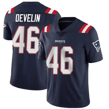 Youth New England Patriots James Develin Navy Limited Team Color Vapor Untouchable Jersey By Nike