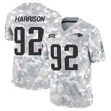 Youth New England Patriots James Harrison Arctic Camo Limited 2024 Salute to Service Jersey By Nike