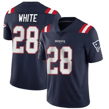 Youth New England Patriots James White Navy Limited Team Color Vapor Untouchable Jersey By Nike