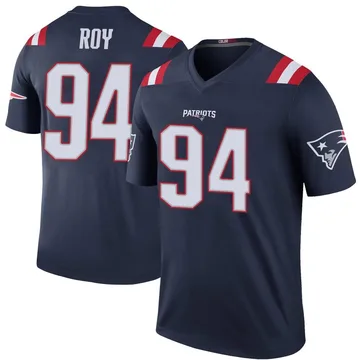 Youth New England Patriots Jaquelin Roy Navy Legend Color Rush Jersey By Nike