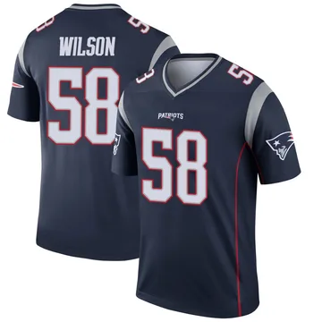 Youth New England Patriots Jared Wilson Navy Legend Jersey By Nike