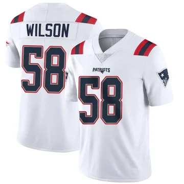 Youth New England Patriots Jared Wilson White Limited Vapor Untouchable Jersey By Nike