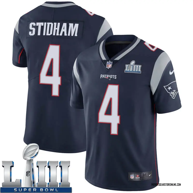 Youth New England Patriots Jarrett î€€Stidhamî€ Navy Limited Team Color ...