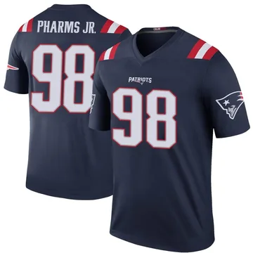 Youth New England Patriots Jeremiah Pharms Jr. Navy Legend Color Rush Jersey By Nike
