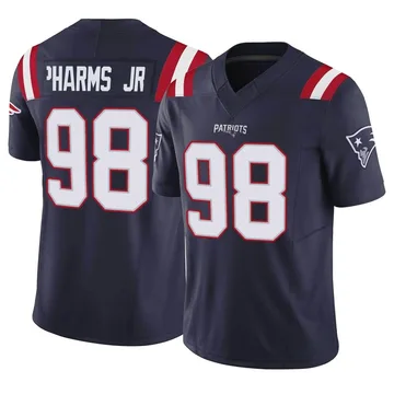 Youth New England Patriots Jeremiah Pharms Jr. Navy Limited Vapor F.U.S.E. Jersey By Nike