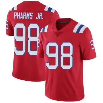 Youth New England Patriots Jeremiah Pharms Jr. Red Limited Vapor Untouchable Alternate Jersey By Nike