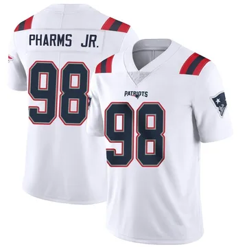 Youth New England Patriots Jeremiah Pharms Jr. White Limited Vapor Untouchable Jersey By Nike