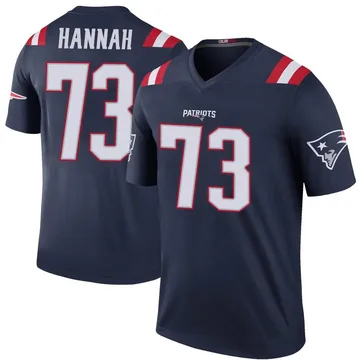 Youth New England Patriots John Hannah Navy Legend Color Rush Jersey By Nike