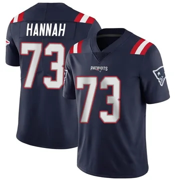Youth New England Patriots John Hannah Navy Limited Team Color Vapor Untouchable Jersey By Nike