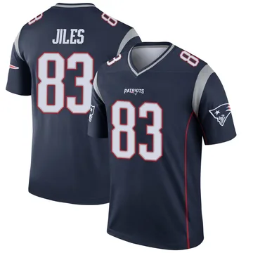 Youth New England Patriots John Jiles Navy Legend Jersey By Nike