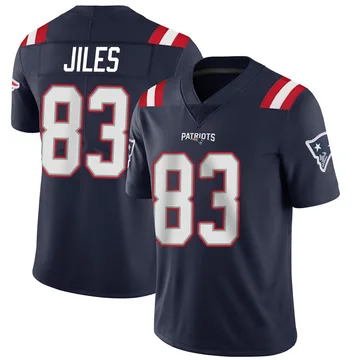 Youth New England Patriots John Jiles Navy Limited Team Color Vapor Untouchable Jersey By Nike
