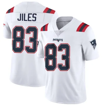 Youth New England Patriots John Jiles White Limited Vapor Untouchable Jersey By Nike