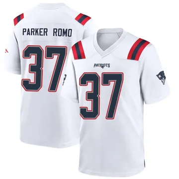 Youth New England Patriots John Parker Romo White Game Jersey By Nike