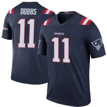 Youth New England Patriots Joshua Dobbs Navy Legend Color Rush Jersey By Nike