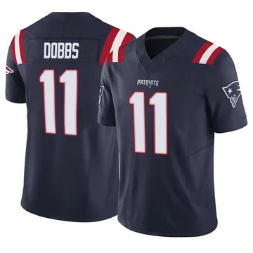 Youth New England Patriots Joshua Dobbs Navy Limited Vapor F.U.S.E. Jersey By Nike