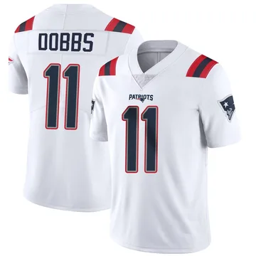 Youth New England Patriots Joshua Dobbs White Limited Vapor Untouchable Jersey By Nike