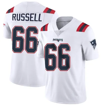 Youth New England Patriots Jotham Russell White Limited Vapor Untouchable Jersey By Nike
