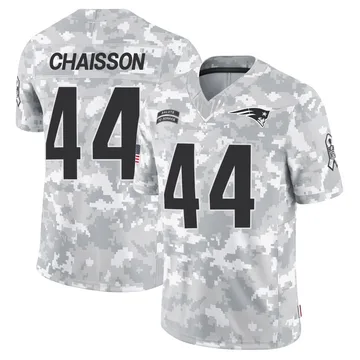 Youth New England Patriots K'Lavon Chaisson Arctic Camo Limited 2024 Salute to Service Jersey By Nike