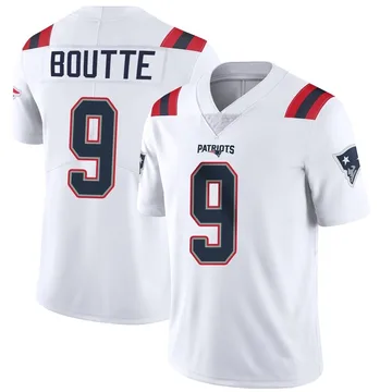 Youth New England Patriots Kayshon Boutte White Limited Vapor Untouchable Jersey By Nike