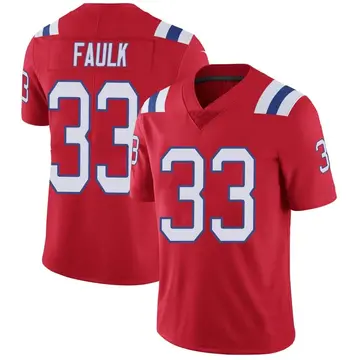 Youth New England Patriots Kevin Faulk Red Limited...