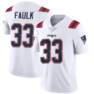 Youth New England Patriots Kevin Faulk White Limited...