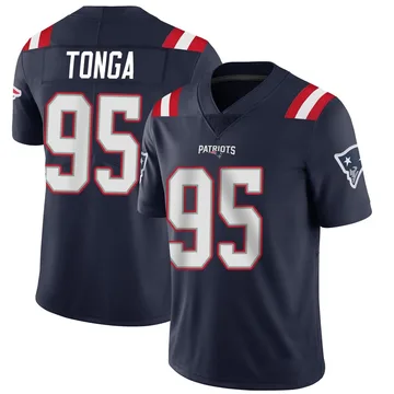 Youth New England Patriots Khyiris Tonga Navy Limited Team Color Vapor Untouchable Jersey By Nike