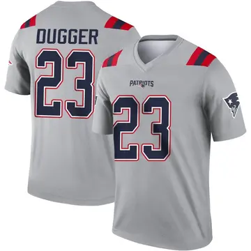 Per high demand, royal blue Patriots jersey remaster, featuring Kyle  Dugger! IG: @617swaps 🔥 : r/Patriots