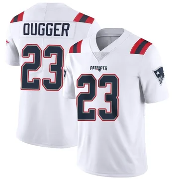 Youth New England Patriots Kyle Dugger White Limited Vapor Untouchable Jersey By Nike