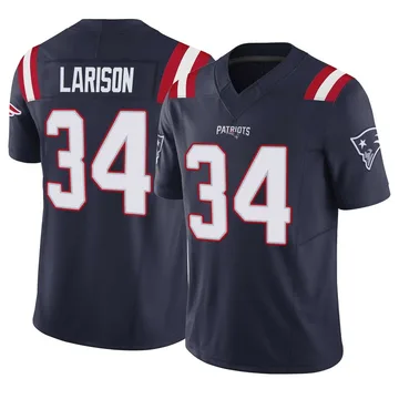 Youth New England Patriots Lan Larison Navy Limited Vapor F.U.S.E. Jersey By Nike