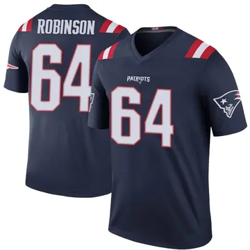 Youth New England Patriots Layden Robinson Navy Legend Color Rush Jersey By Nike