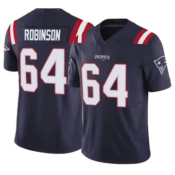 Youth New England Patriots Layden Robinson Navy Limited Vapor F.U.S.E. Jersey By Nike
