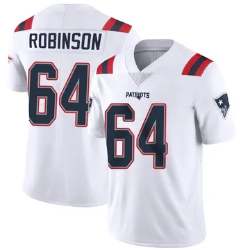 Youth New England Patriots Layden Robinson White Limited Vapor Untouchable Jersey By Nike