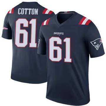 Youth New England Patriots Lester Cotton Navy Legend Color Rush Jersey By Nike