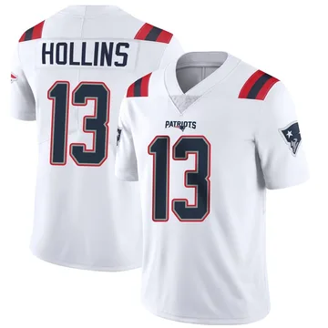 Youth New England Patriots Mack Hollins White Limited Vapor Untouchable Jersey By Nike